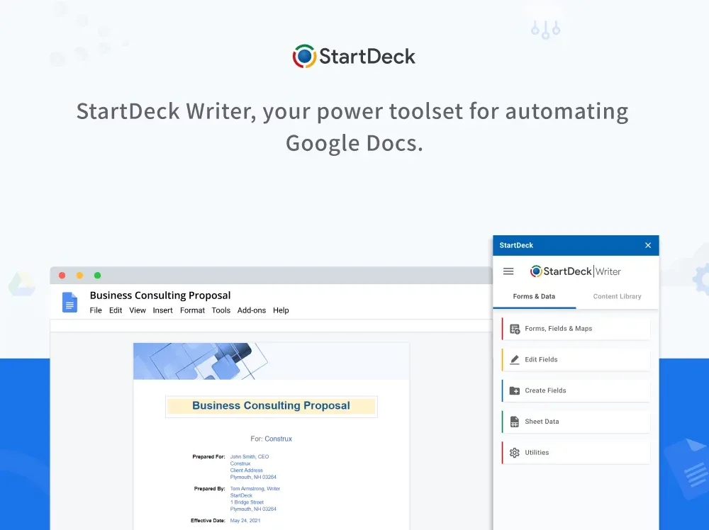 StartDeck-Writer